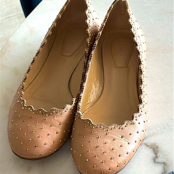 Chloé Leather Ballet Flats - Picture 9 of 14